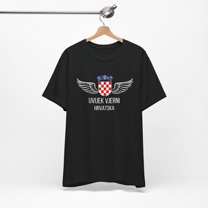 Croatia World Cup Fan Tee Uvijek Vjerni Hrvatska Soccer Shirt image 14