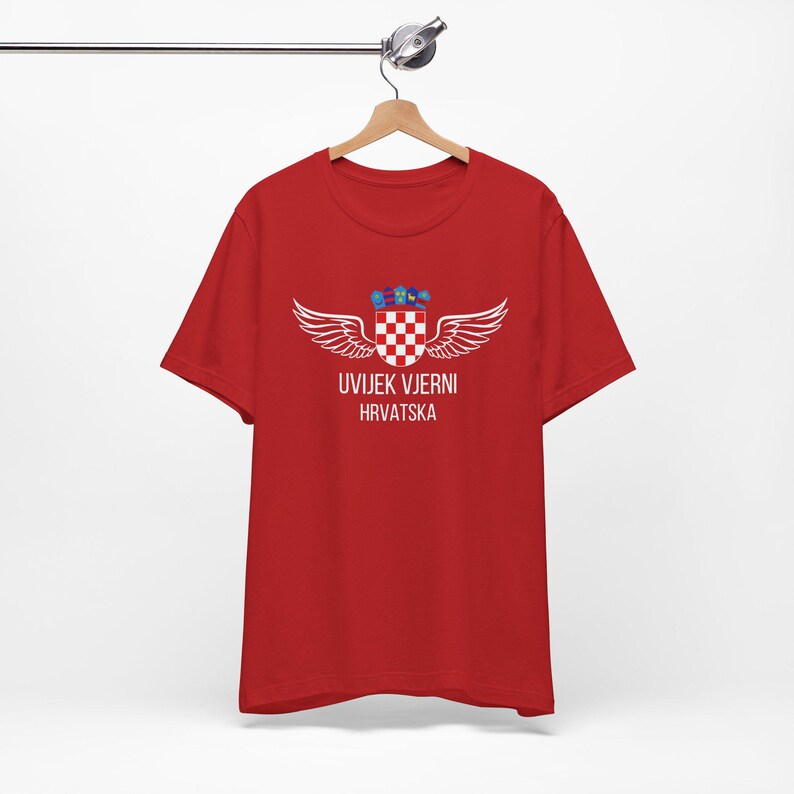 Croatia World Cup Fan Tee Uvijek Vjerni Hrvatska Soccer Shirt image 17