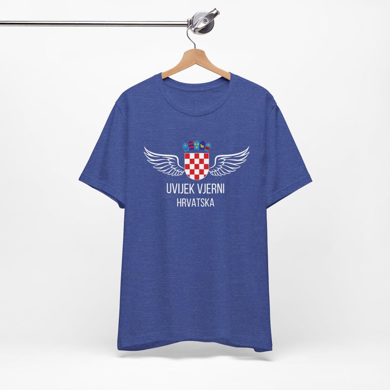Croatia World Cup Fan Tee Uvijek Vjerni Hrvatska Soccer Shirt image 15