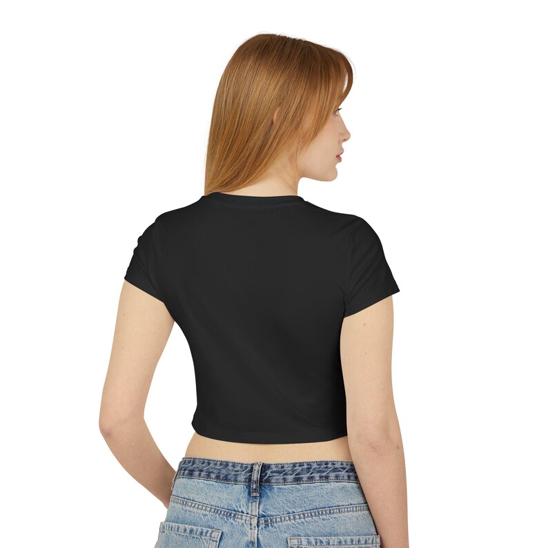 Uvijek Vjerni Hrvatska Crop Top, Croatia Graphic Baby Tee, Organic Cotton Croatian Pride Shirt, Soccer Fan Gift image 8