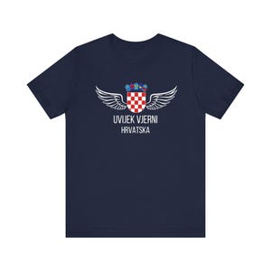 Croatia World Cup Fan Tee Uvijek Vjerni Hrvatska Soccer Shirt image 5