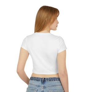 Uvijek Vjerni Hrvatska Crop Top, Croatia Graphic Baby Tee, Organic Cotton Croatian Pride Shirt, Soccer Fan Gift image 7