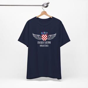 Croatia World Cup Fan Tee Uvijek Vjerni Hrvatska Soccer Shirt image 16