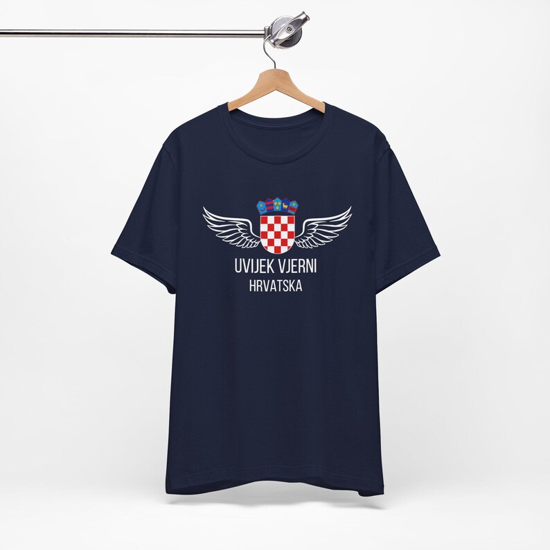 Croatia World Cup Fan Tee Uvijek Vjerni Hrvatska Soccer Shirt image 16