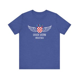 Croatia World Cup Fan Tee Uvijek Vjerni Hrvatska Soccer Shirt image 4