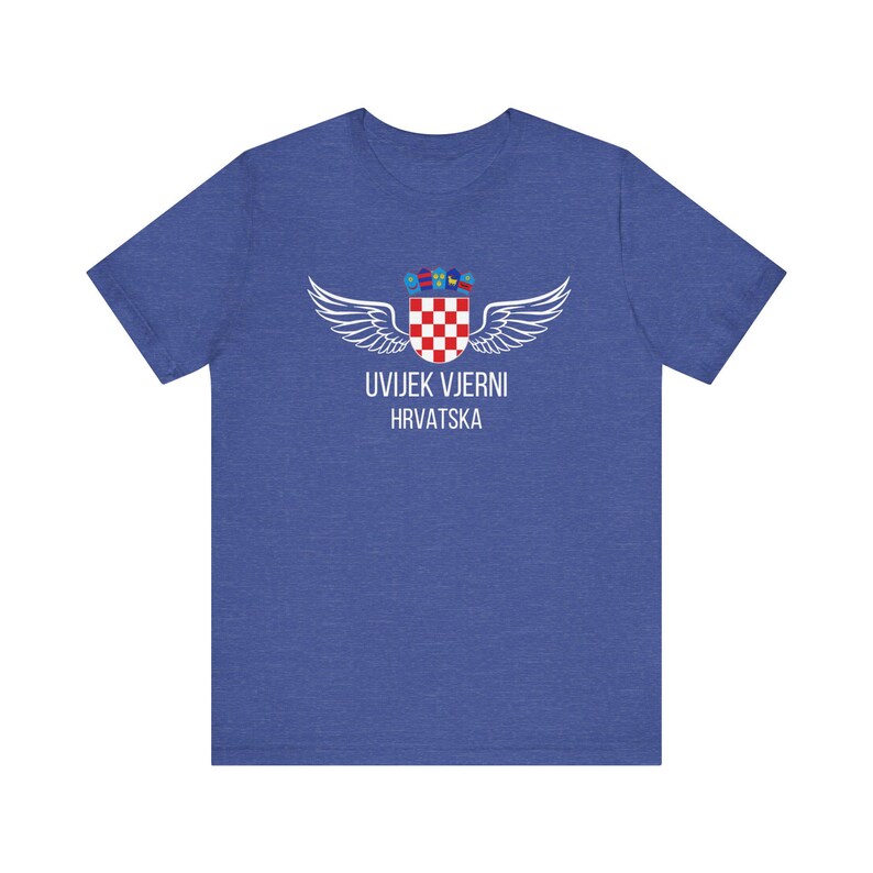 Croatia World Cup Fan Tee Uvijek Vjerni Hrvatska Soccer Shirt image 4