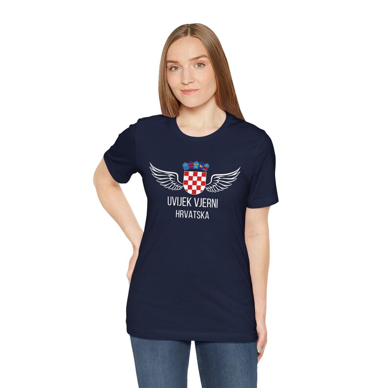 Croatia World Cup Fan Tee Uvijek Vjerni Hrvatska Soccer Shirt image 12