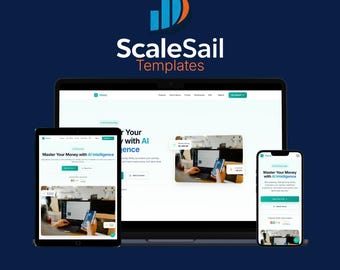 Responsive HTML Landing Page Template, Mintly Fintech Design, Zero-Dependency CSS JS Site