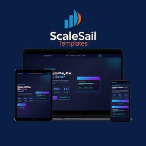 Szablon HTML CSS JS strony docelowej CoinQuest Gamified Fintech – responsywny tryb ciemny