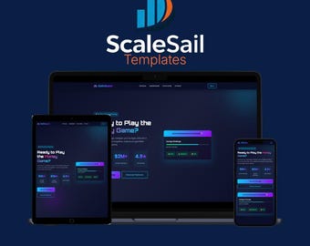 Modello HTML CSS JS per landing page Fintech gamificata di CoinQuest - Modalità scura reattiva