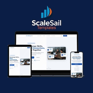 Modelo de página de destino HTML responsivo para o SkillSwap Hub - Código CSS e JS limpo