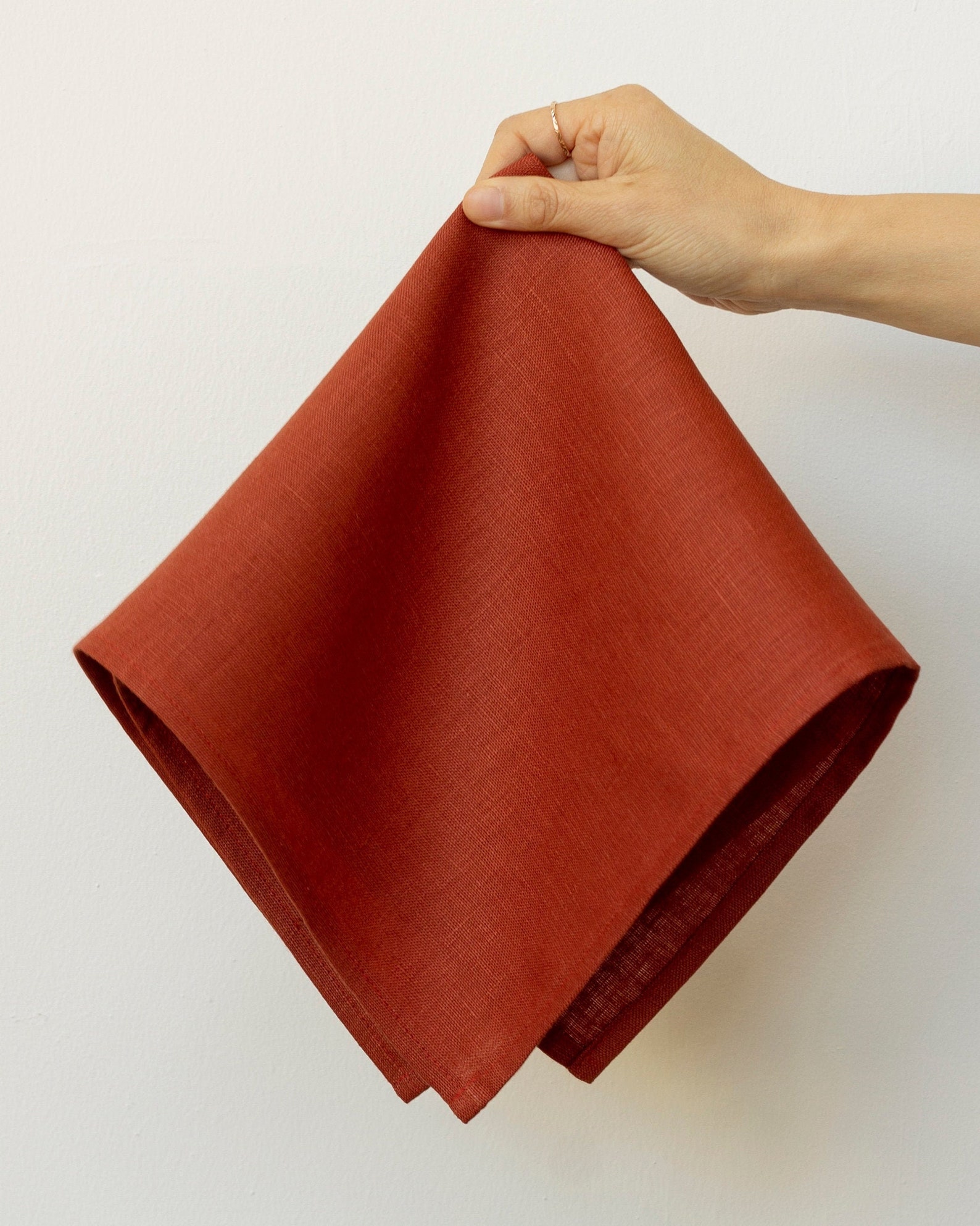 Linen Napkins in Cinnamon Set of 4 Etsy