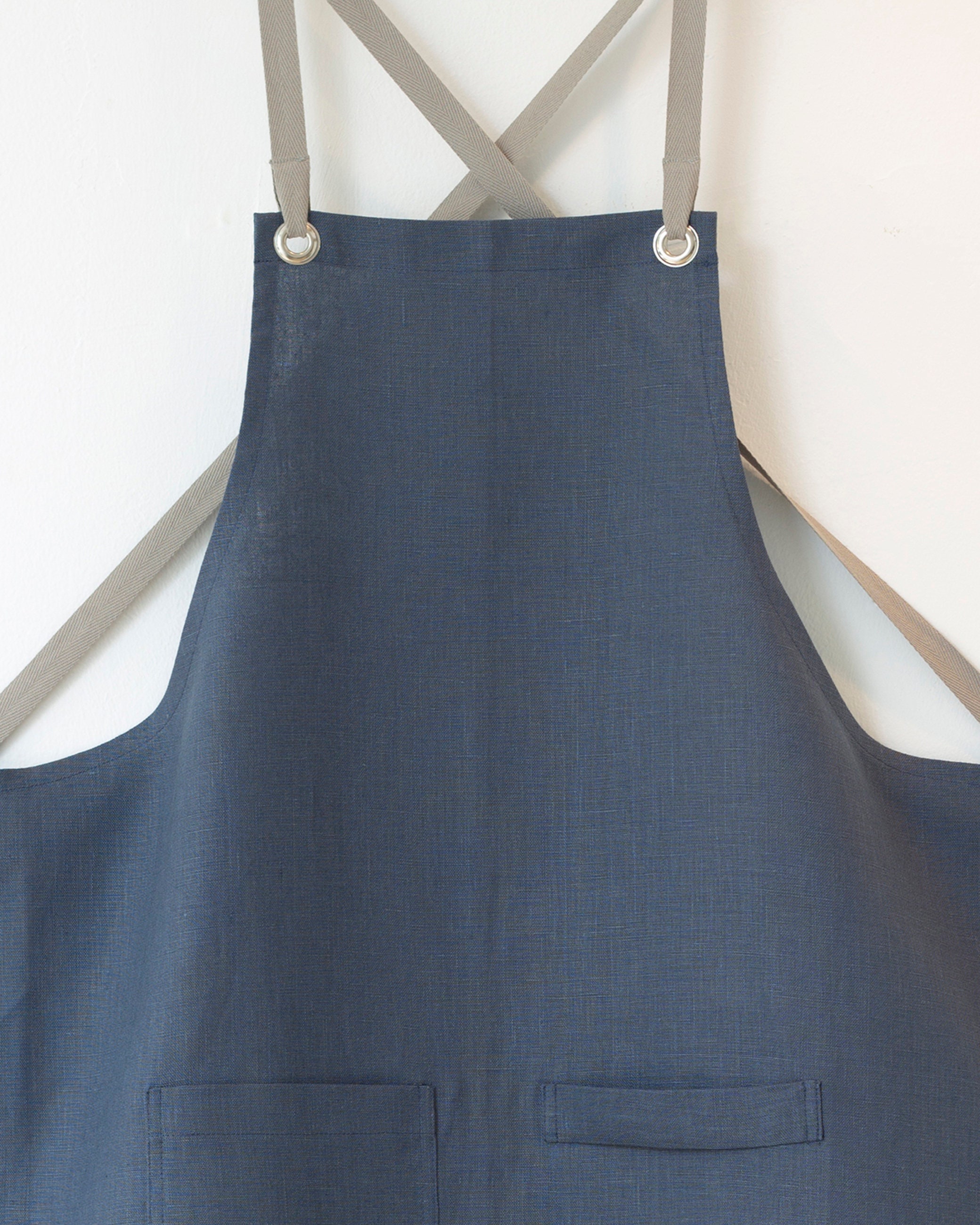 Kitchen Apron Slate Blue - Etsy