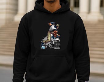 Brotherman Champion Hoodie - Heavyweight Graphic Sweatshirt - Urban Comic Apparel Streetwear Art Hoodie - Big City Comics Merch