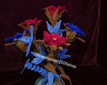 Pipe cleaner flower