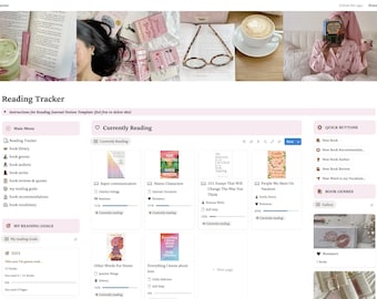 Läsjournal, Bokspårare - Mall för idéer