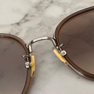 COACH HC7135(C7999) Sunglasses 565413 Brown Gradient Lenses Light Gold &Brown Frame Pre-Owned image 11