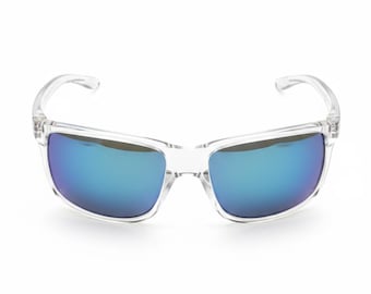 Óculos de Sol Oakley Clear Polished OO9449-0460 Gibston Prizm 61-17-132 Usados