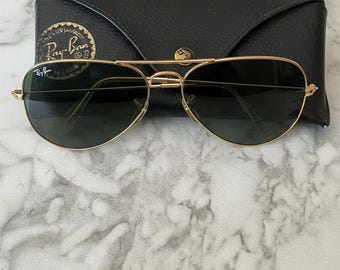 Vintage RAY-BAN Aviator B&L Sunglasses USA 58-14-135 Pre-Owned