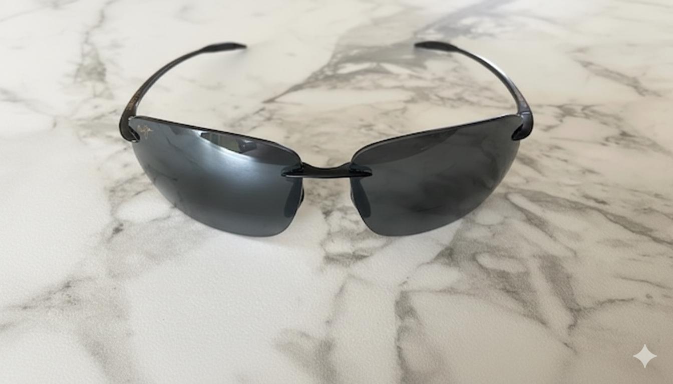 Maui Jim Sunglasses MJ-422-02 25 Breakwall Green Lenses 63-13-127