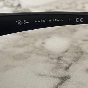 Ray-Ban RB2016 DADDY-O Sunglasses W2578 59-17 125 3N Matte Black Frame (Frame Only) Pre-Owned image 8