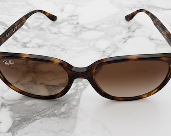 Ray-Ban RB4378 Sunglasses 710/13 54-16 145 3N Brown Lenses Tortoise Brown Frame Pre-Owned
