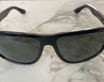 Ray-Ban RB4147 Sunglasses 601/58 60-15 145 3P Polarized Green Lenses Black Frame Pre-Owned
