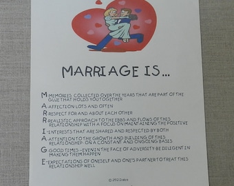 MARRIAGE IS...