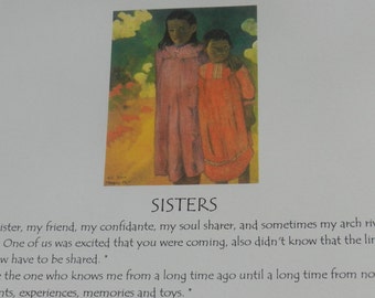 Sisters are...