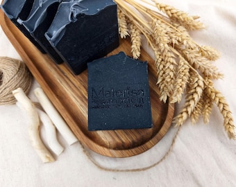 Activated Charcoal Soap Handmade – Deep Cleansing Detox Bar, Natural Skincare Soap, Acne & Oil Control, Gift for Him/Her