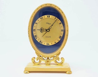 Imhof World Time Desk Clock Imhof, Swiss C.1955 - Etsy