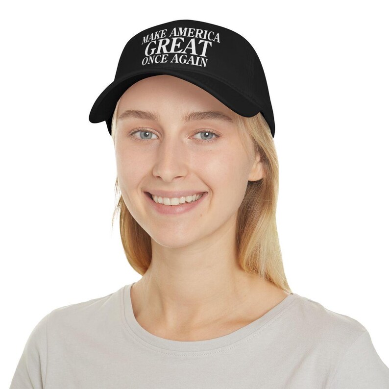 Trump Make America Great Once Again 2024 Low Profile Baseball Cap image 19