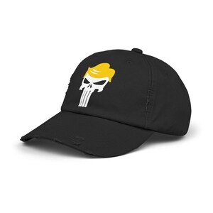 Cappellino unisex in stile vintage "Punisher" del presidente Donald J. Trump immagine 9