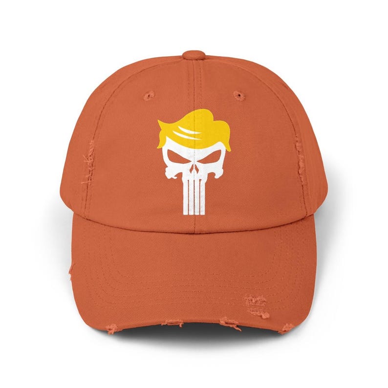 Cappellino unisex in stile vintage "Punisher" del presidente Donald J. Trump immagine 2