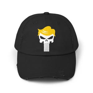 Cappellino unisex in stile vintage "Punisher" del presidente Donald J. Trump immagine 1