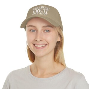 Trump Make America Great Once Again 2024 Low Profile Baseball Cap image 13