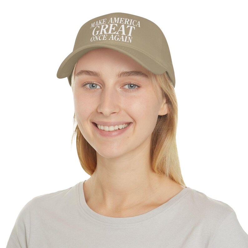 Trump Make America Great Once Again 2024 Low Profile Baseball Cap image 13