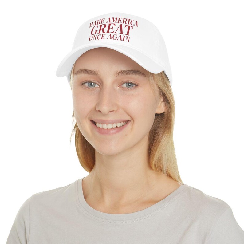Trump Make America Great Once Again 2024 Low Profile Baseball Cap image 16