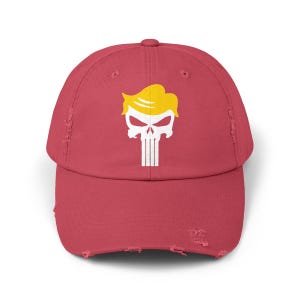 Cappellino unisex in stile vintage "Punisher" del presidente Donald J. Trump immagine 3
