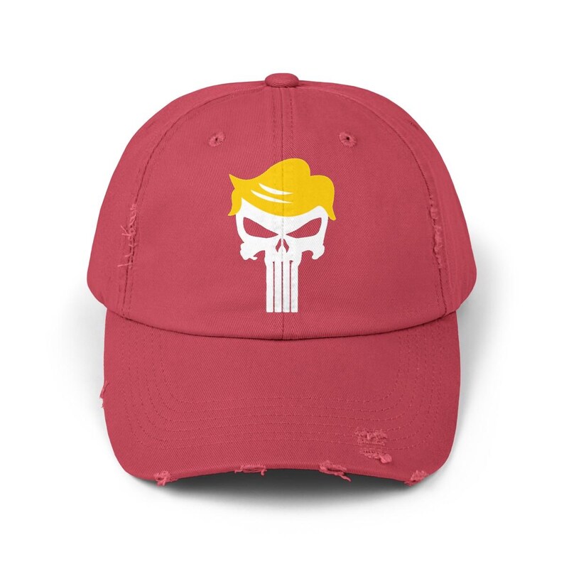 Cappellino unisex in stile vintage "Punisher" del presidente Donald J. Trump immagine 3