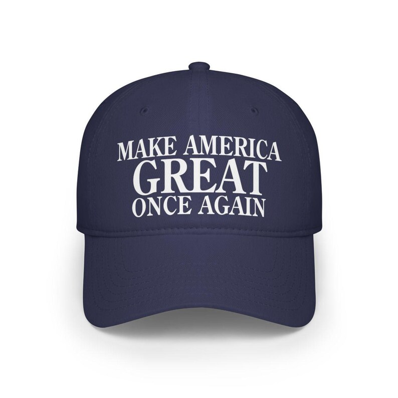 Trump Make America Great Once Again 2024 Low Profile Baseball Cap image 6