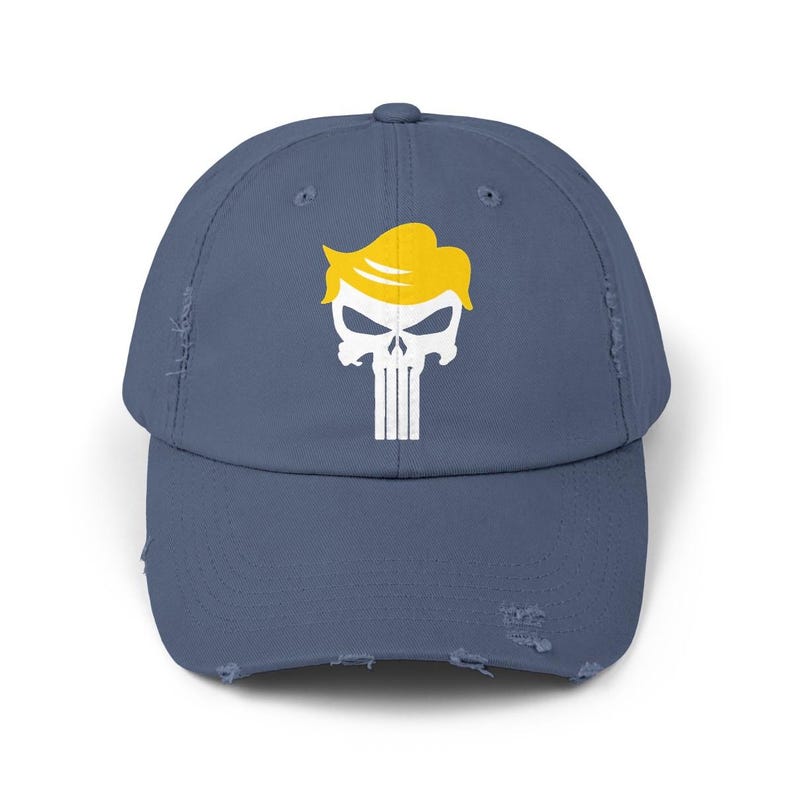 Cappellino unisex in stile vintage "Punisher" del presidente Donald J. Trump immagine 6