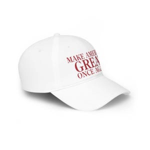 Trump Make America Great Once Again 2024 Low Profile Baseball Cap image 15