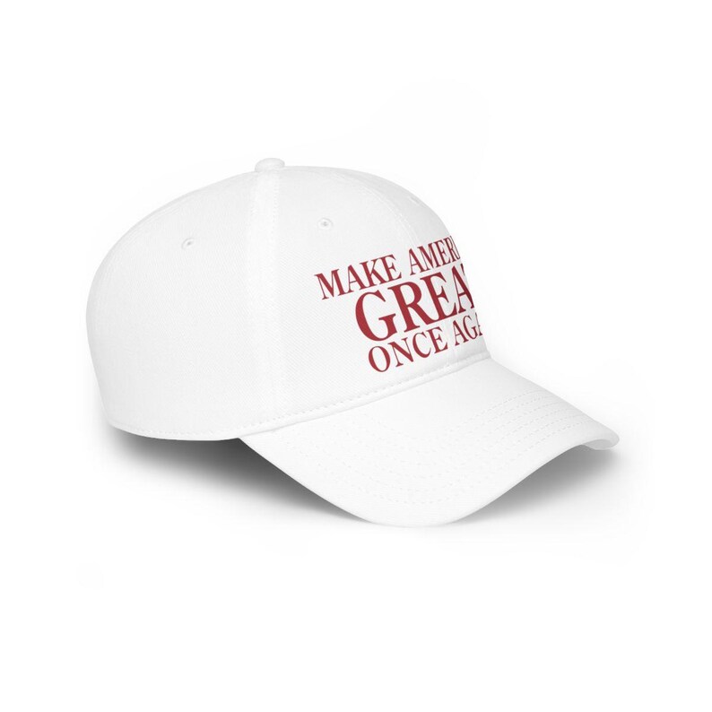 Trump Make America Great Once Again 2024 Low Profile Baseball Cap image 15