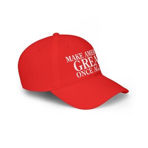 Trump Make America Great Once Again 2024 Low Profile Baseball Cap image 9