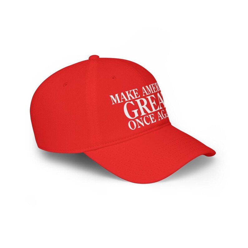 Trump Make America Great Once Again 2024 Low Profile Baseball Cap image 9
