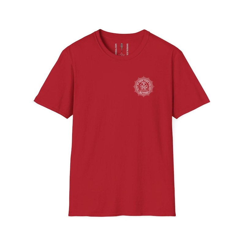 Camiseta unisex Softstyle del teniente Shield del Departamento de Policía de la Ciudad de Nueva York imagen 11