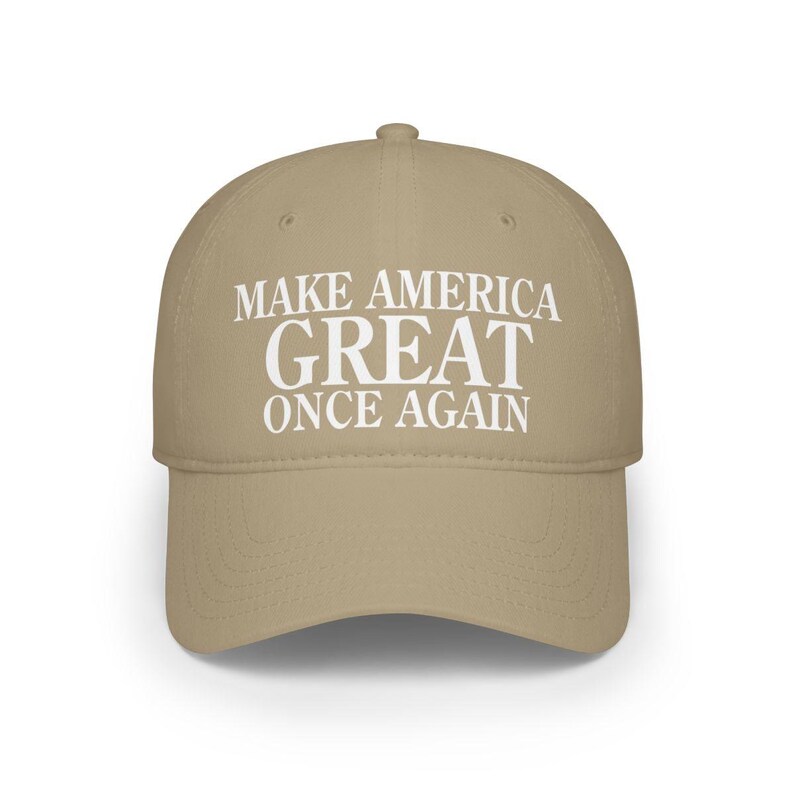 Trump Make America Great Once Again 2024 Low Profile Baseball Cap image 2
