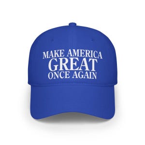 Trump Make America Great Once Again 2024 Low Profile Baseball Cap image 7