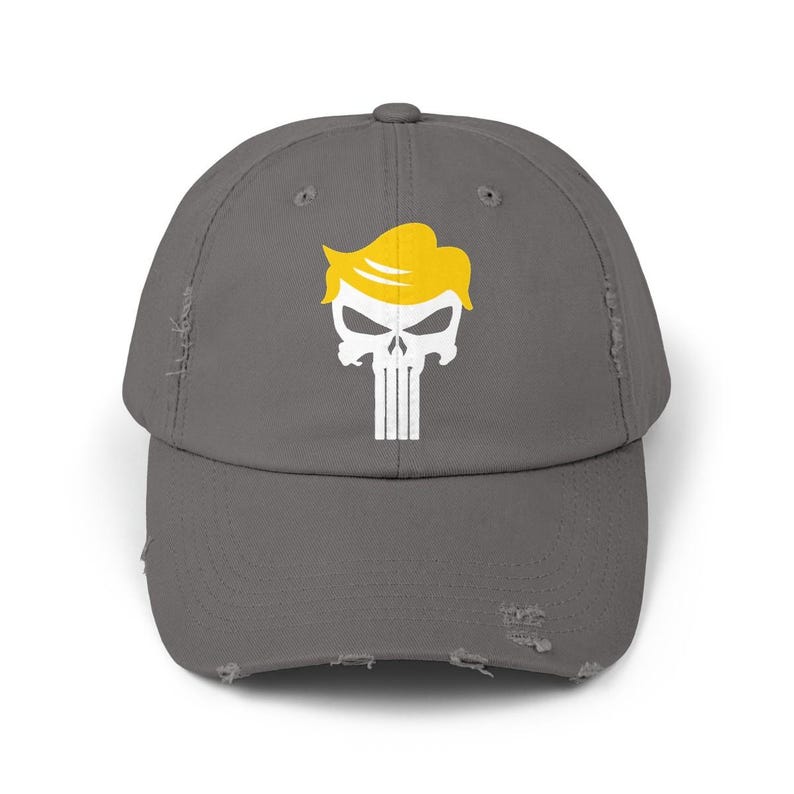 Cappellino unisex in stile vintage "Punisher" del presidente Donald J. Trump immagine 5